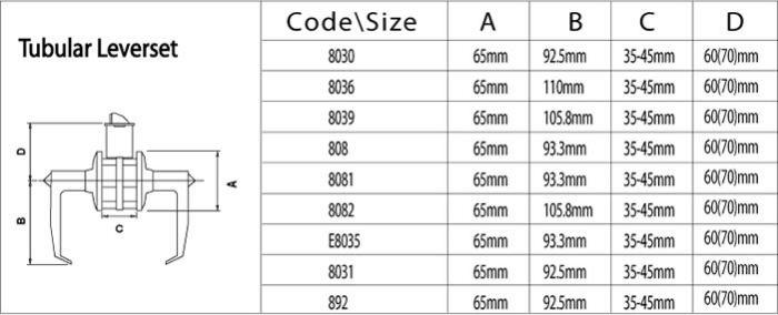 Tubular Lever 8 Series 892 ORB Dummy